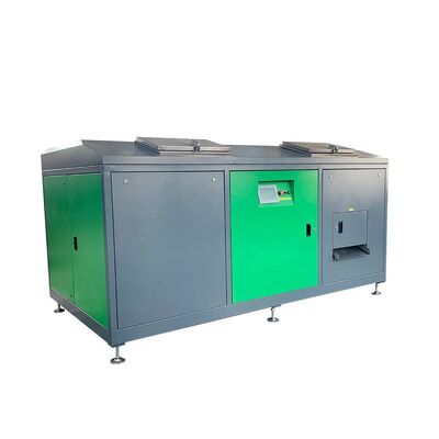완전 자동 304 물질 식품 폐기물 콤포스팅 기계 500KG / D 용량과 SUS304 + Q235B 건설