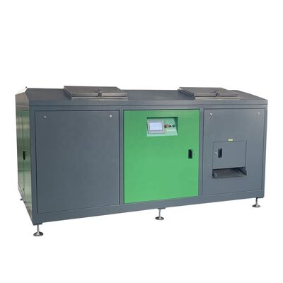 완전 자동 304 물질 식품 폐기물 콤포스팅 기계 500KG / D 용량과 SUS304 + Q235B 건설