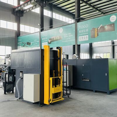가동하기 쉬운 자동 공급 3000KG 매일 용량 유기 폐기물 합성기 및 식품 폐기물 합성기