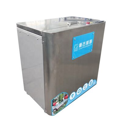 PLC 10kg 스마트 홈 푸드 컴포스터 304 스테인레스 스틸 유기 비료 장비 24시간 빠른 컴포스팅 성능