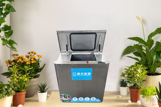 PLC 10kg 스마트 홈 푸드 컴포스터 304 스테인레스 스틸 유기 비료 장비 24시간 빠른 컴포스팅 성능