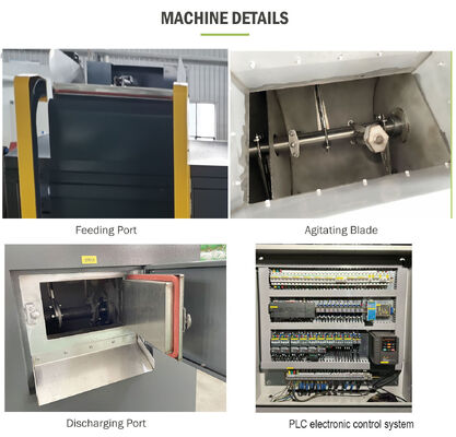 도고 TG-CC-200S 냄새 없는 작동과 PLC 제어 된 주방 폐기물 비료 처리 기계로 하루에 200kg